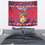 Personalized Haiti Jwaye Nowel Tapestry Hispaniolan Trogon With Hibiscus Flowers