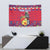 Personalized Haiti Jwaye Nowel Tapestry Hispaniolan Trogon With Hibiscus Flowers