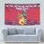 Personalized Haiti Jwaye Nowel Tapestry Hispaniolan Trogon With Hibiscus Flowers