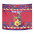 Personalized Haiti Jwaye Nowel Tapestry Hispaniolan Trogon With Hibiscus Flowers