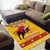 Spain Christmas Area Rug Noble Bull With Sagrada Famlia - Wonder Print Shop