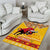 Spain Christmas Area Rug Noble Bull With Sagrada Famlia - Wonder Print Shop