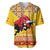 Spain Christmas Baseball Jersey Noble Bull With Sagrada Famlia - Wonder Print Shop