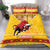 Spain Christmas Bedding Set Noble Bull With Sagrada Famlia - Wonder Print Shop