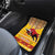 Spain Christmas Car Mats Noble Bull With Sagrada Famlia - Wonder Print Shop