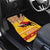 Spain Christmas Car Mats Noble Bull With Sagrada Famlia - Wonder Print Shop