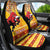 Spain Christmas Car Seat Cover Noble Bull With Sagrada Famlia - Wonder Print Shop