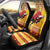 Spain Christmas Car Seat Cover Noble Bull With Sagrada Famlia - Wonder Print Shop