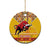 Spain Christmas Ceramic Ornament Noble Bull With Sagrada Famlia - Wonder Print Shop