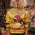 Spain Christmas Kid Ugly Christmas Sweater Noble Bull With Sagrada Famlia - Wonder Print Shop