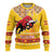 Spain Christmas Ugly Christmas Sweater Noble Bull With Sagrada Famlia - Wonder Print Shop