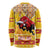 Spain Christmas Long Sleeve Shirt Noble Bull With Sagrada Famlia - Wonder Print Shop