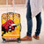 Spain Christmas Luggage Cover Noble Bull With Sagrada Famlia - Wonder Print Shop