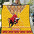 Spain Christmas Quilt Noble Bull With Sagrada Famlia - Wonder Print Shop