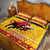 Spain Christmas Quilt Bed Set Noble Bull With Sagrada Famlia - Wonder Print Shop