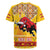 Spain Christmas Rugby Jersey Noble Bull With Sagrada Famlia - Wonder Print Shop