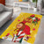 Spain Tio de Nadal Christmas Area Rug Traditional Christmas Log Yellow Version - Wonder Print Shop