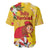 Spain Tio de Nadal Christmas Baseball Jersey Traditional Christmas Log Yellow Version - Wonder Print Shop