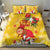 Spain Tio de Nadal Christmas Bedding Set Traditional Christmas Log Yellow Version - Wonder Print Shop