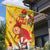 Spain Tio de Nadal Christmas Garden Flag Traditional Christmas Log Yellow Version - Wonder Print Shop