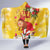 Spain Tió de Nadal Christmas Hooded Blanket Traditional Christmas Log Yellow Version