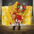 Spain Tió de Nadal Christmas Hooded Blanket Traditional Christmas Log Yellow Version