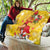 Spain Tio de Nadal Christmas Quilt Traditional Christmas Log Yellow Version - Wonder Print Shop