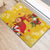 Spain Tio de Nadal Christmas Rubber Doormat Traditional Christmas Log Yellow Version - Wonder Print Shop