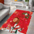 Spain Tio de Nadal Christmas Area Rug Traditional Christmas Log Red Version - Wonder Print Shop