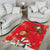 Spain Tio de Nadal Christmas Area Rug Traditional Christmas Log Red Version - Wonder Print Shop