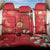 Spain Tio de Nadal Christmas Back Car Seat Cover Traditional Christmas Log Red Version - Wonder Print Shop