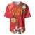 Spain Tio de Nadal Christmas Baseball Jersey Traditional Christmas Log Red Version - Wonder Print Shop