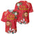 Spain Tio de Nadal Christmas Baseball Jersey Traditional Christmas Log Red Version - Wonder Print Shop