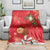 Spain Tió de Nadal Christmas Blanket Traditional Christmas Log Red Version