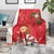 Spain Tió de Nadal Christmas Blanket Traditional Christmas Log Red Version