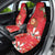 Spain Tio de Nadal Christmas Car Seat Cover Traditional Christmas Log Red Version - Wonder Print Shop