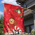 Spain Tio de Nadal Christmas Garden Flag Traditional Christmas Log Red Version - Wonder Print Shop