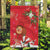 Spain Tio de Nadal Christmas Garden Flag Traditional Christmas Log Red Version - Wonder Print Shop