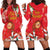 Spain Tio de Nadal Christmas Hoodie Dress Traditional Christmas Log Red Version - Wonder Print Shop