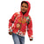 Spain Tio de Nadal Christmas Kid Hoodie Traditional Christmas Log Red Version - Wonder Print Shop