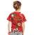 Spain Tio de Nadal Christmas Kid T Shirt Traditional Christmas Log Red Version - Wonder Print Shop