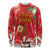 Spain Tio de Nadal Christmas Long Sleeve Shirt Traditional Christmas Log Red Version - Wonder Print Shop