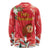 Spain Tio de Nadal Christmas Long Sleeve Shirt Traditional Christmas Log Red Version - Wonder Print Shop