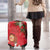 Spain Tio de Nadal Christmas Luggage Cover Traditional Christmas Log Red Version - Wonder Print Shop