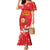 Spain Tio de Nadal Christmas Mermaid Dress Traditional Christmas Log Red Version - Wonder Print Shop