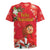 Spain Tio de Nadal Christmas Rugby Jersey Traditional Christmas Log Red Version - Wonder Print Shop