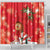 Spain Tió de Nadal Christmas Shower Curtain Traditional Christmas Log Red Version