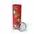 Spain Tio de Nadal Christmas Skinny Tumbler Traditional Christmas Log Red Version - Wonder Print Shop