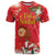 Spain Tio de Nadal Christmas T Shirt Traditional Christmas Log Red Version - Wonder Print Shop