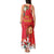 Spain Tio de Nadal Christmas Tank Maxi Dress Traditional Christmas Log Red Version - Wonder Print Shop